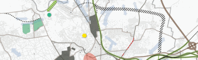 Planung Nordosttangente um Halle (Saale) in Planung